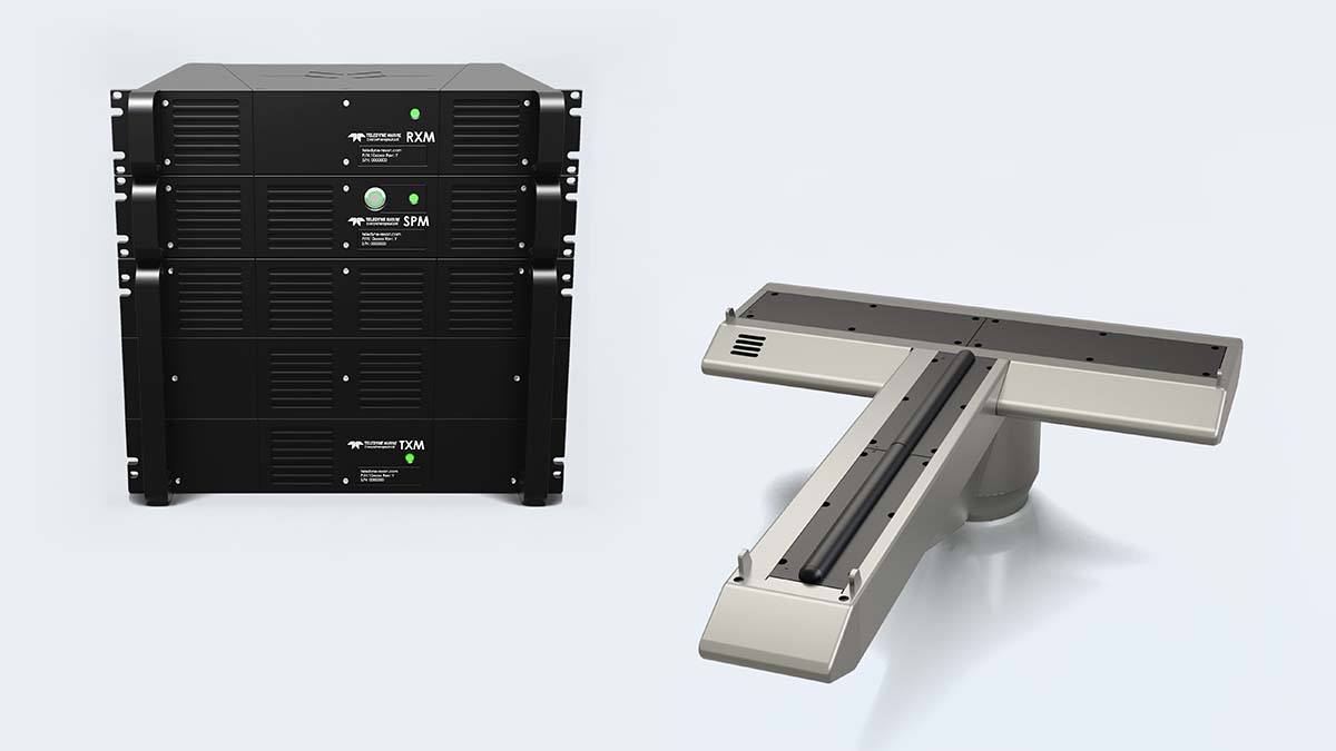 SeaBat D100湿端与甲板单元
